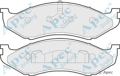 APEC BRAKING pad852 -  Комплект тормозных колодок, дисковый тормоз